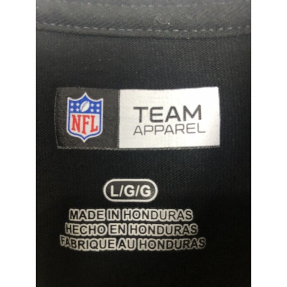 NFL Raiders NFL Team Apparel Men Large Spellout Logo Black  T Shirt - Picture 4 of 6